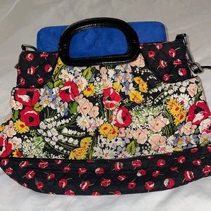 Vera Bradley medium clutch with removable strap